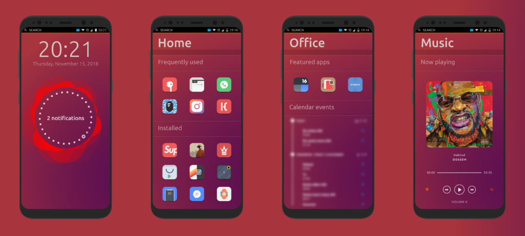 Ubuntu touch hd screenshot