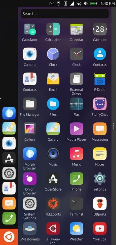 Ubuntu touch custom theme