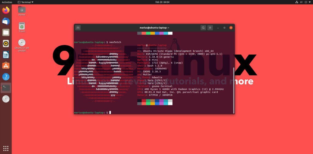 Ubuntu 21.04 Is Now Powered by Linux 5.10 LTS, Wayland Enabled by Default - 9to5Linux