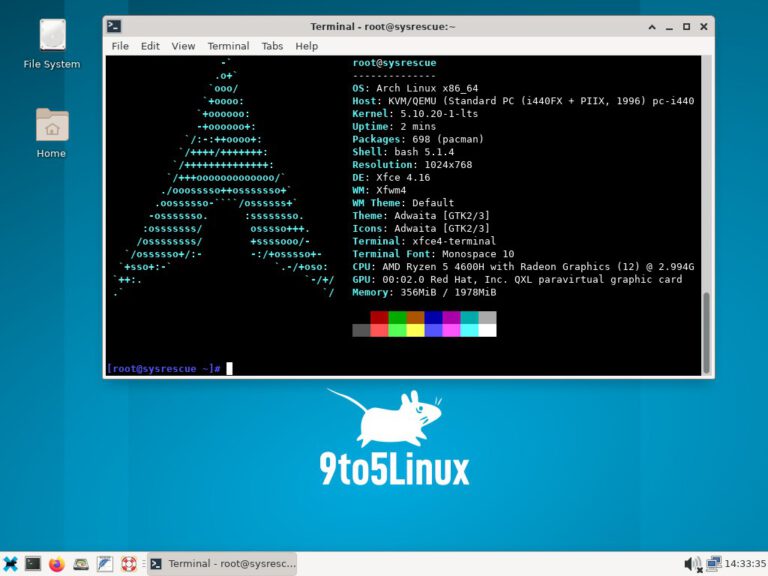 SystemRescue 8.00 Released with Linux 5.10 LTS, Xfce 4.16, and Image ...