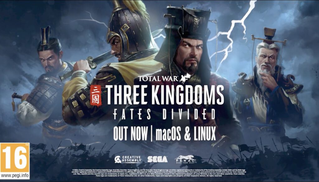 Total War: THREE KINGDOMS - Fates Divided DLC Is Now Available for Linux - 9to5Linux