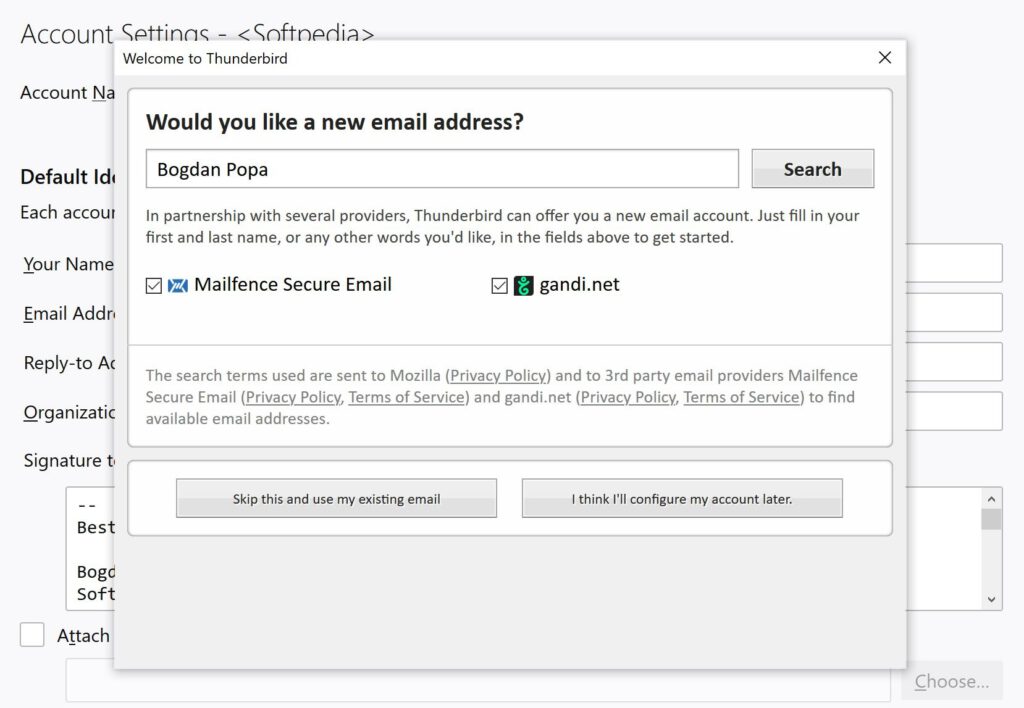 Mozilla thunderbird gets mailfence integration for encrypted email 532536 2