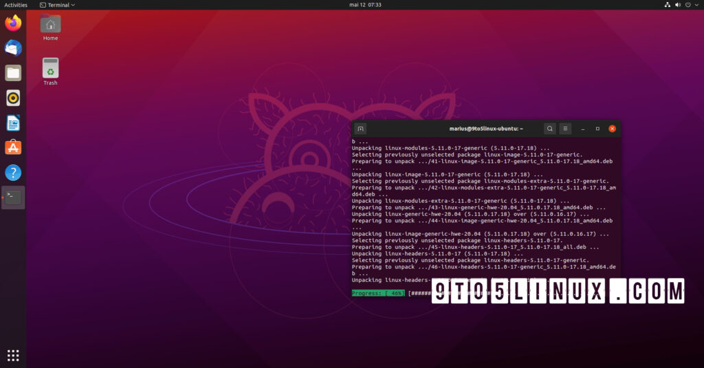 Ubuntu 2104 hirsute hippo gets its first kernel security patch