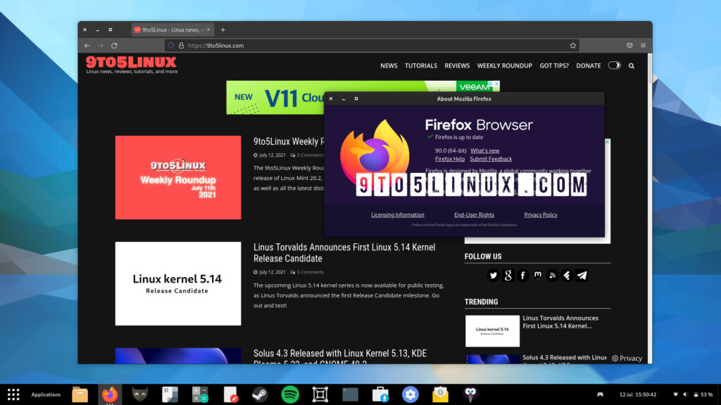 Mozilla firefox 90 is now available for download removes built in