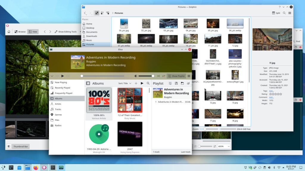 Kde gear 2108 brings improvements to dolphin konsole okular and