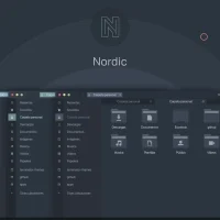 Nordic linux theme screenshot