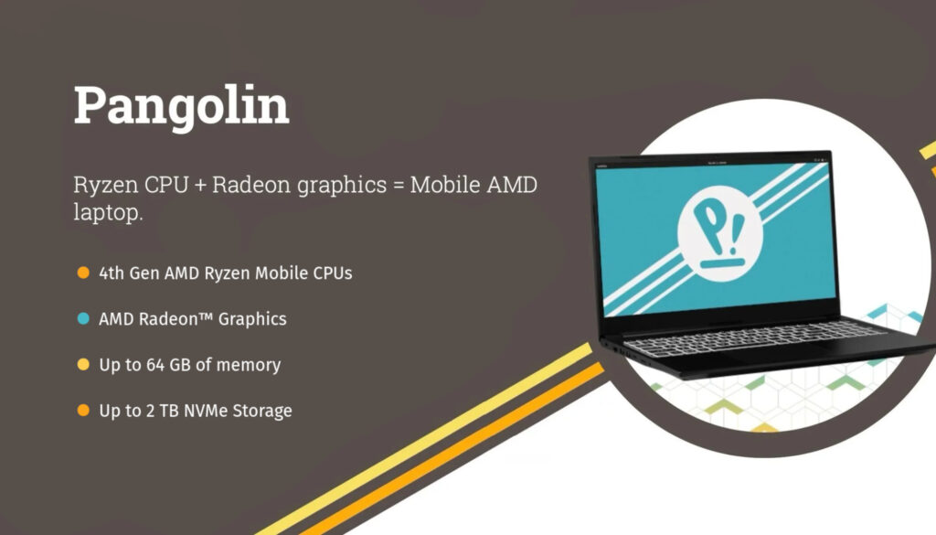 System76s amd only pangolin linux laptop gets 4th gen amd ryzen