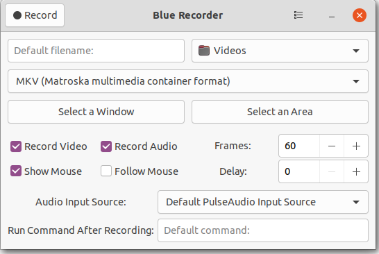 Blue Recorder on Ubuntu