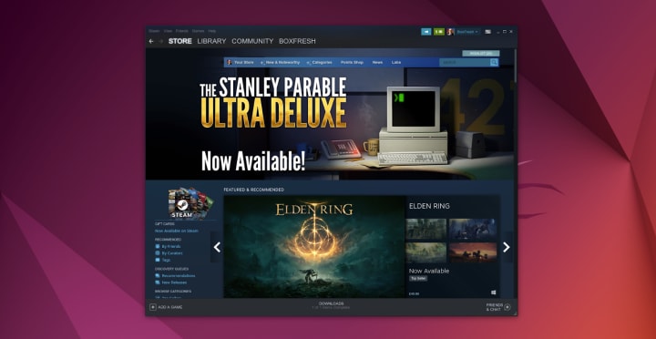 Level up your linux gaming with the new steam snap