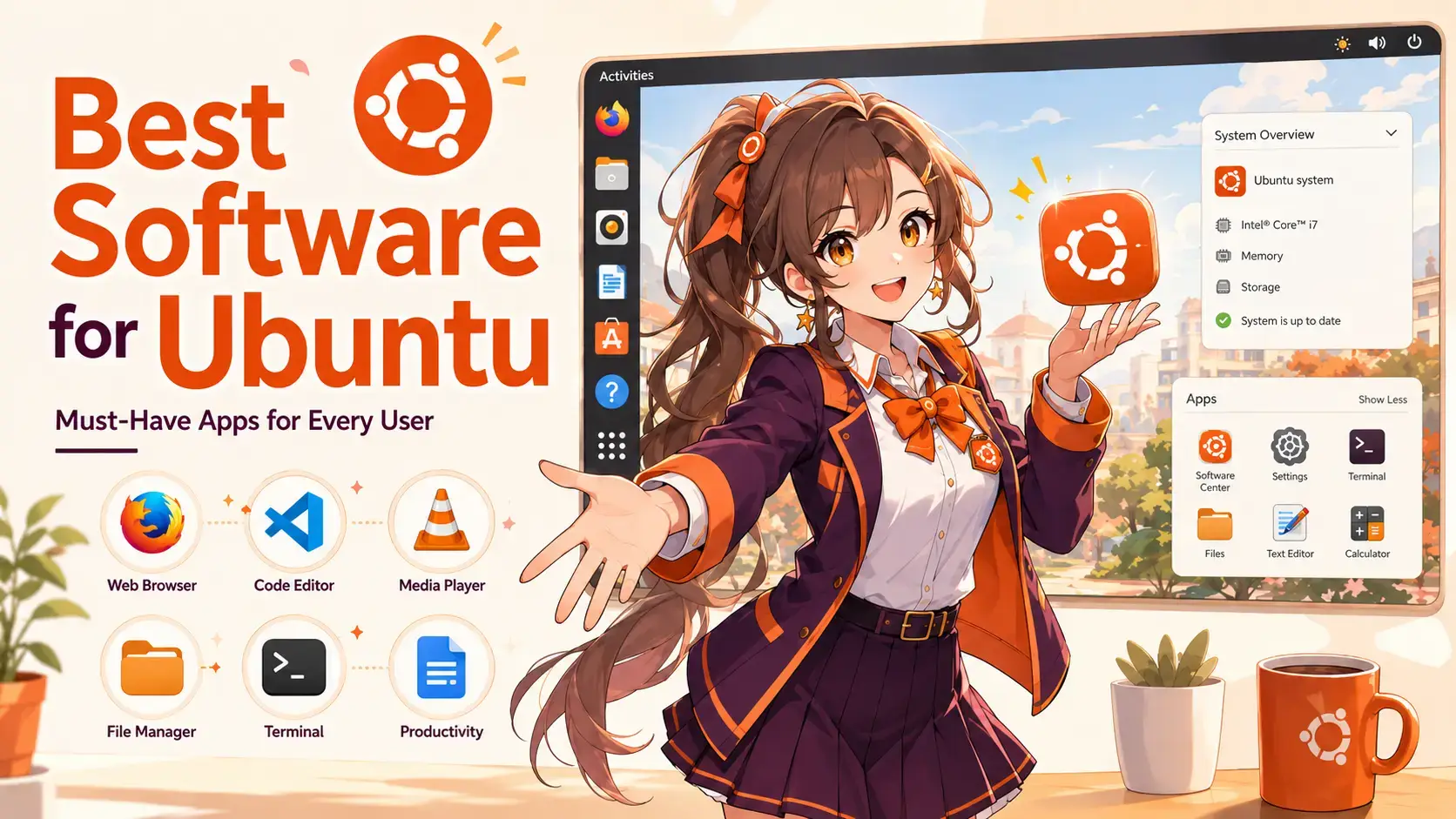 Top apps on linux cover - Top 15 Apps on Ubuntu 24.04