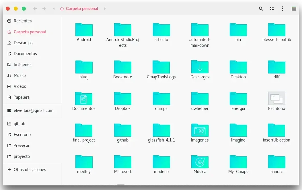 Ant theme screenshot - Best Themes on Ubuntu 24.04