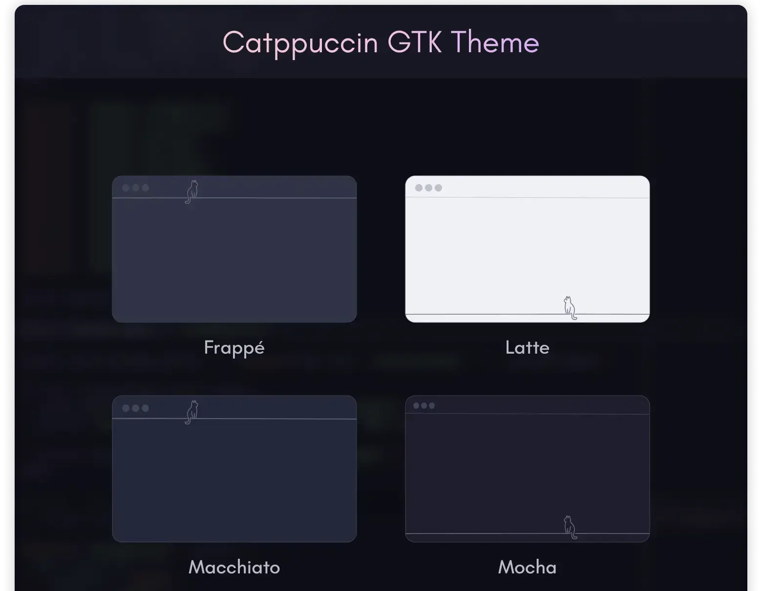 Catppuccin theme screenshot - Best Themes on Ubuntu