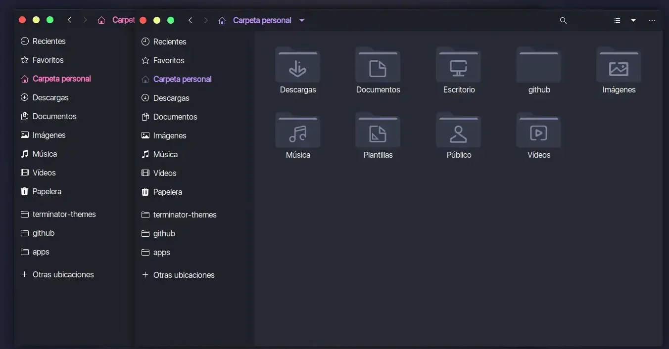 Dracula theme screenshot - Best Themes on Ubuntu 24.04