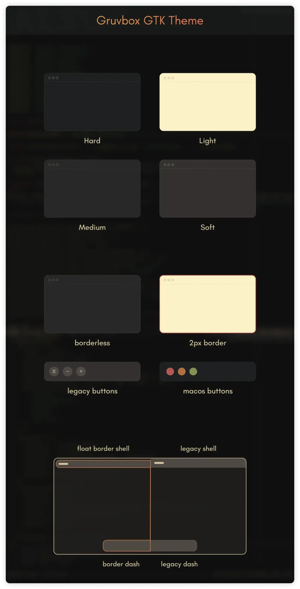 Gruvbox theme screenshot - Best Themes on Ubuntu 24.04