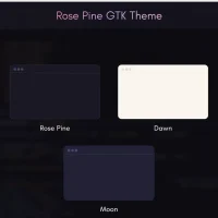 Rose pine theme screenshot