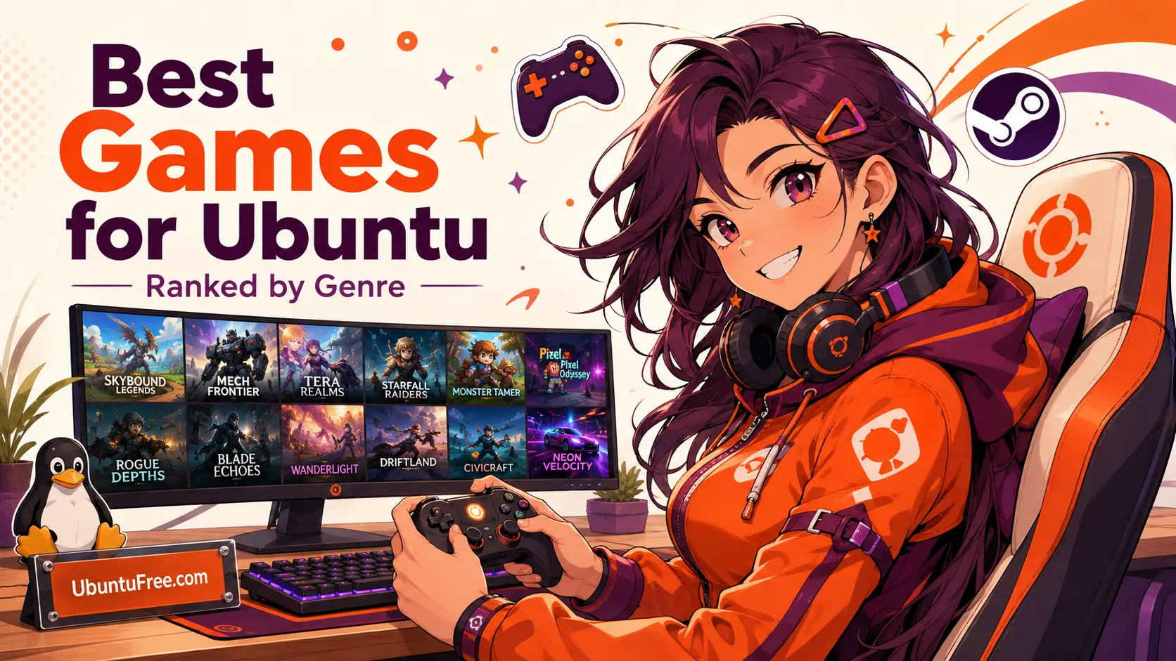 Top games on ubuntu cover - 26 Best Games for Ubuntu 26.04 in 2026