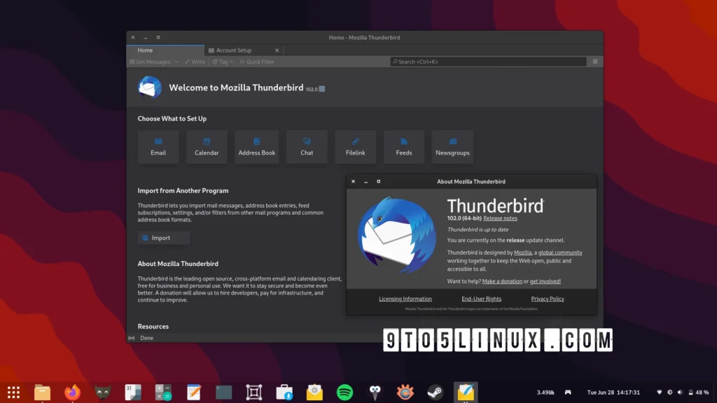 Mozilla thunderbird 102 released with new address book importexport wizard.webp