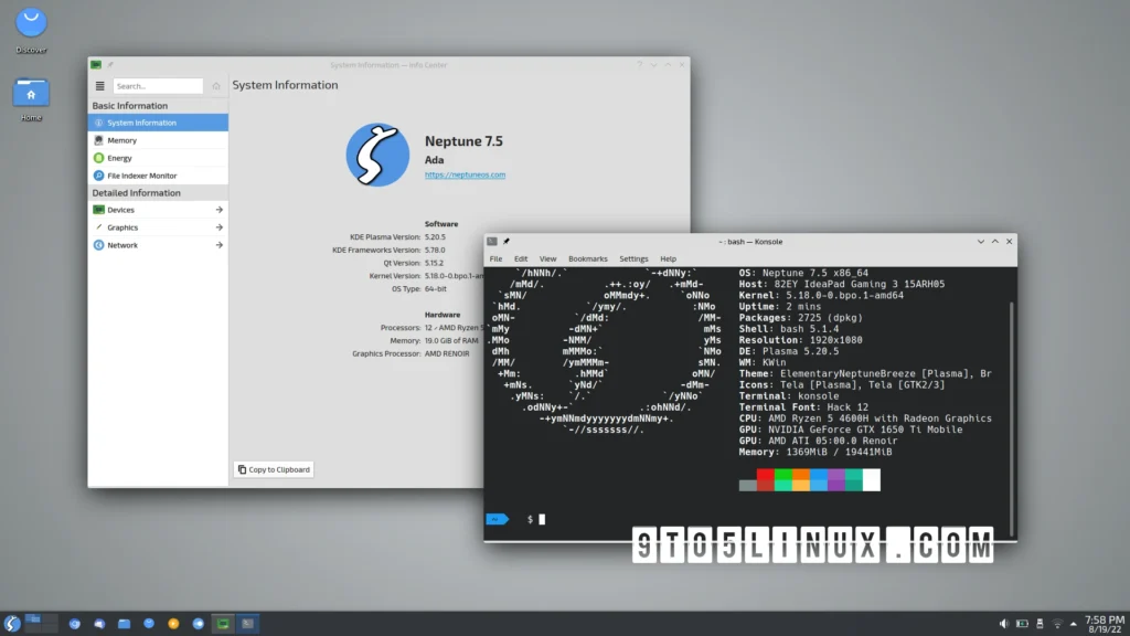 Neptune 75 is out based on debian gnulinux 114 powered.webp