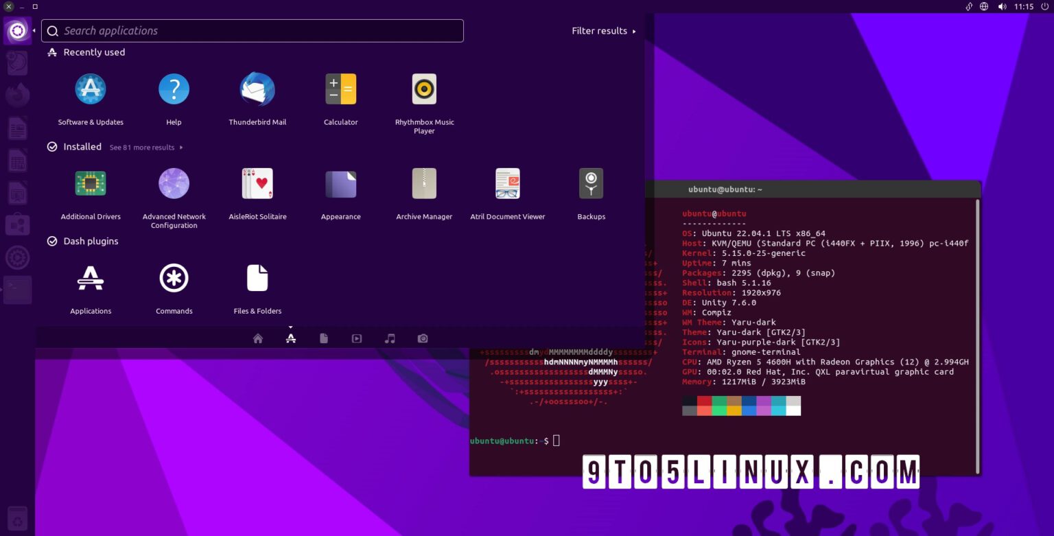 Ubuntu Unity 22.04.1 Released with the Latest Unity 7.6 Desktop Image