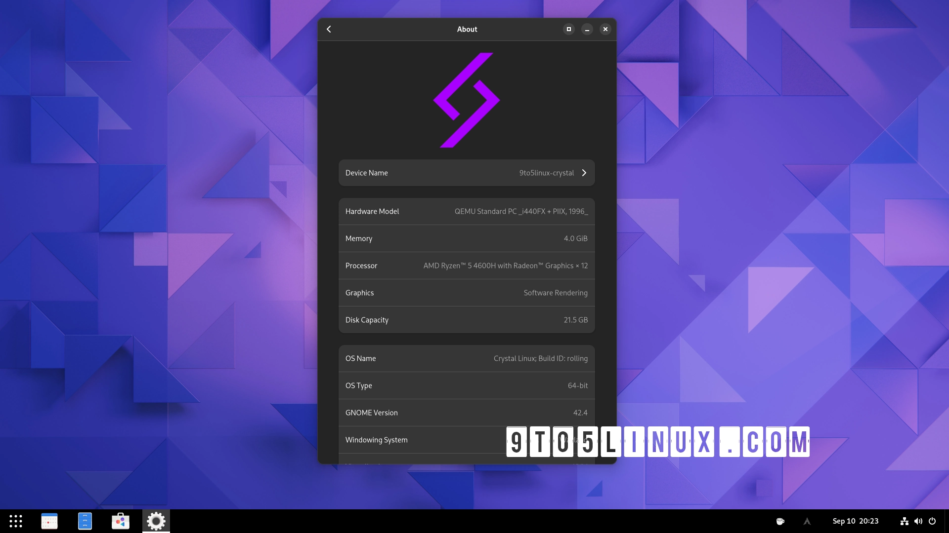 First look at crystal linux an arch linux based distro focused.webp