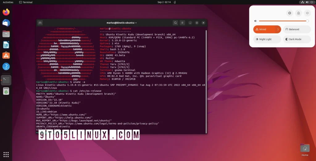 Looks like ubuntu 2210 kinetic kudu will be powered by.webp