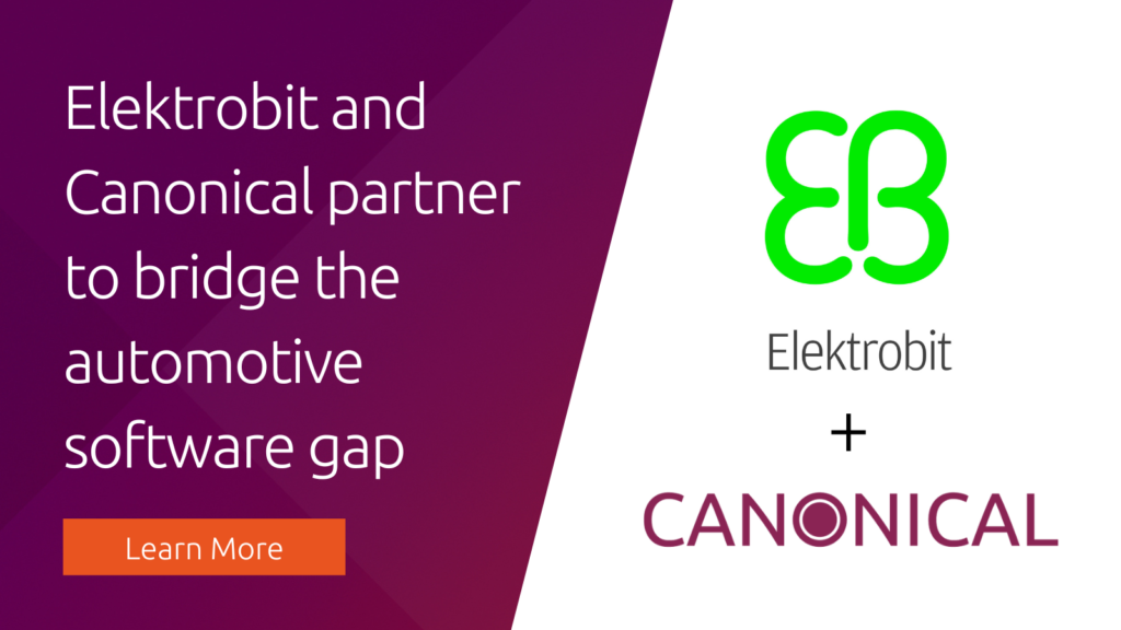 Elektrobit partners with Canonical to pave the way to a new era of software-defined vehicles | Ubuntu