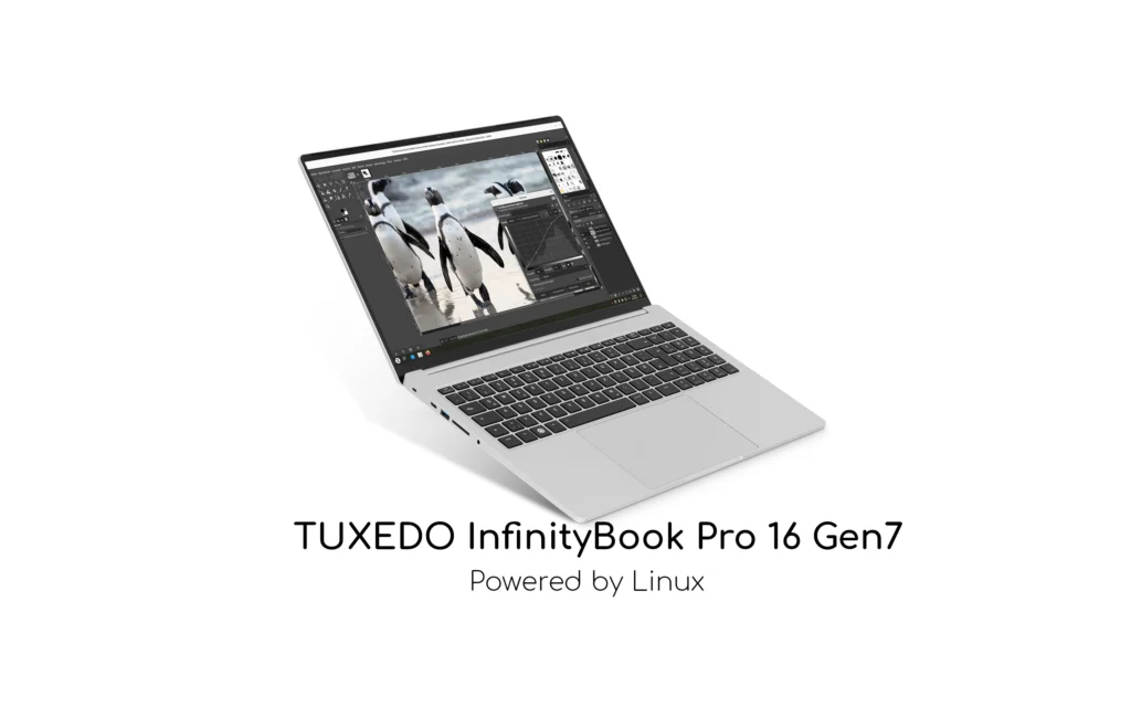 Tuxedo infinitybook pro 16 gen7 linux laptop launches with 240hz.webp