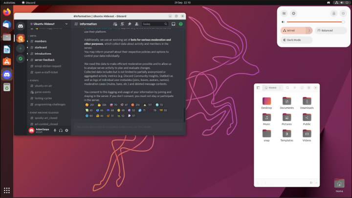 Whats new in ubuntu desktop 2210 kinetic kudu ubuntu