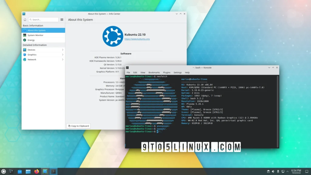 You can now install kde plasma 526 on kubuntu 2210.webp