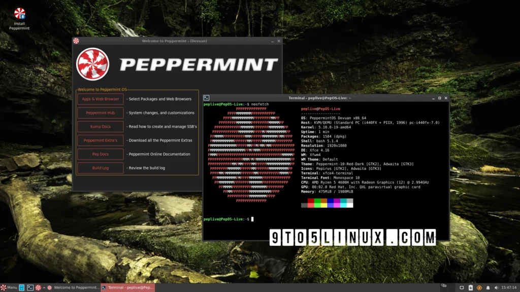 Devuan based peppermintos november 2022 release brings new and updated tools.webp