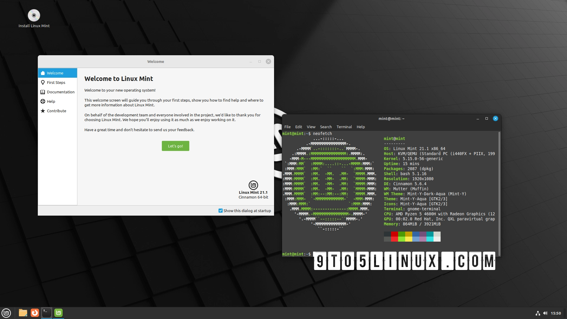First look at linux mint 211 beta with the cinnamon.webp
