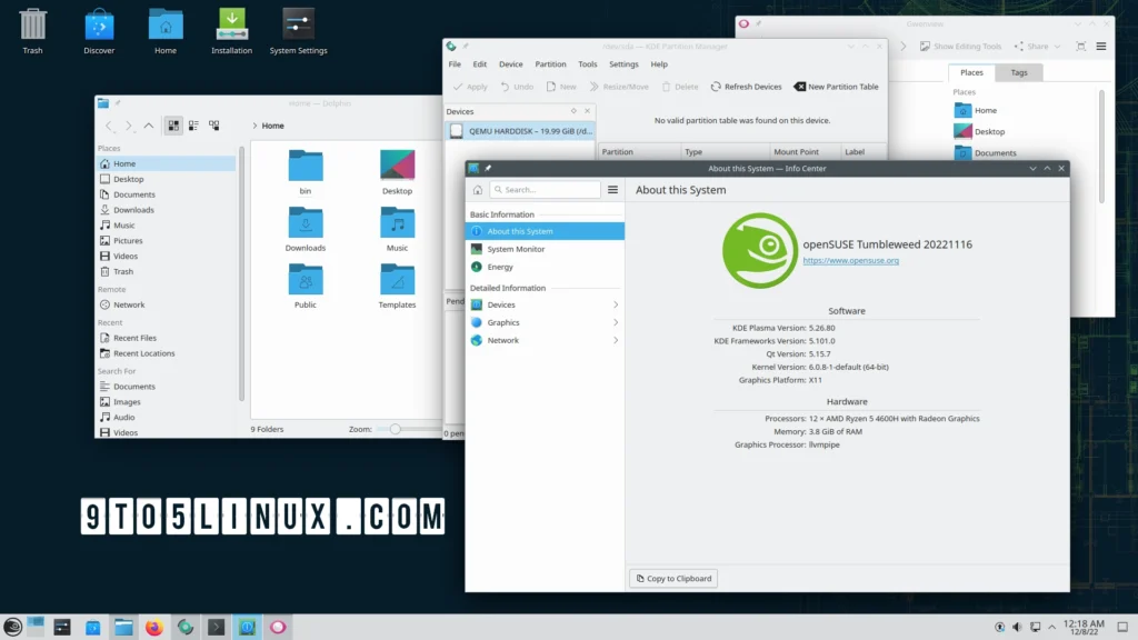 Kde gear 2212 improves dolphin gwenview kate kalendar kde connect.webp