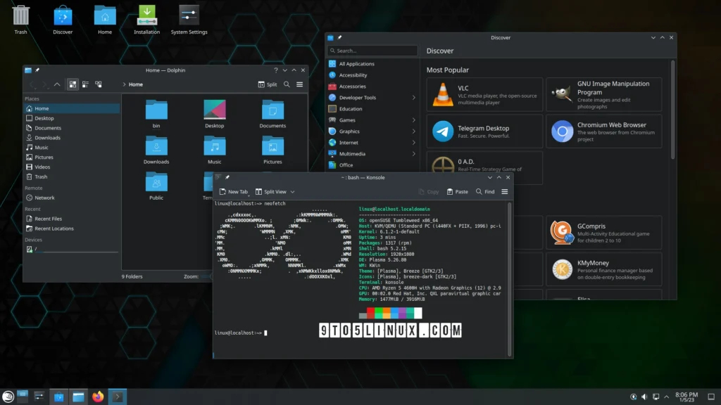 Kde gear 22121 brings improvements to dolphin konsole kdenlive and.webp