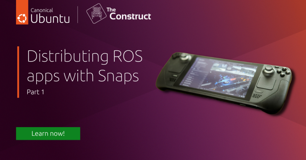 Course for deploying ROS applications now available in The Construct | Ubuntu