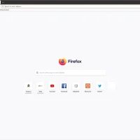 Firefox homepage clean