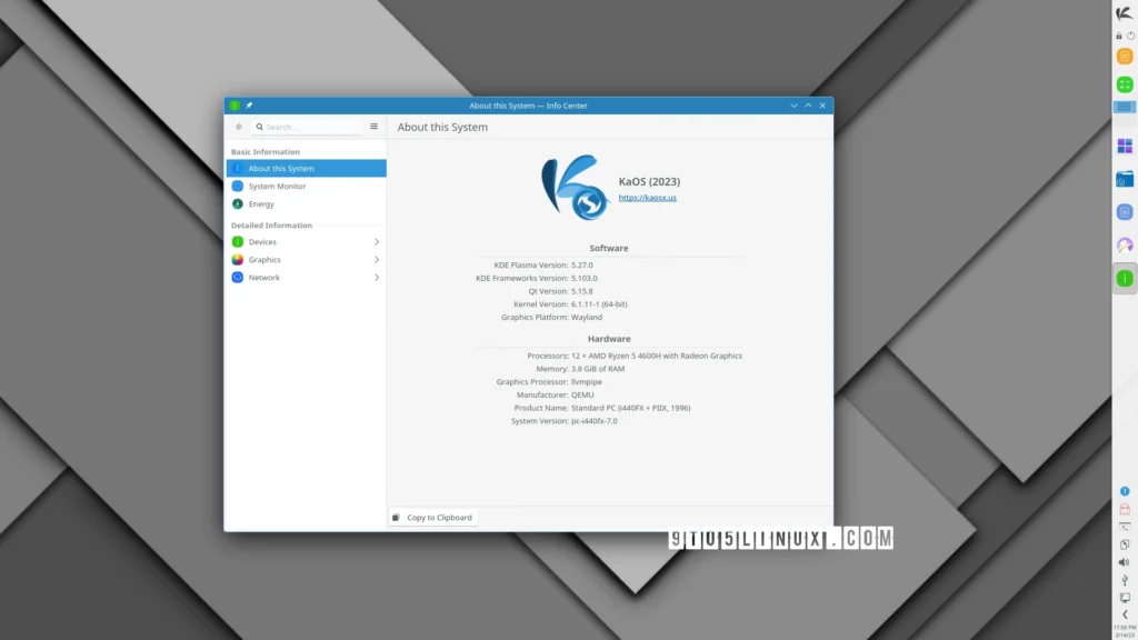 Kaos linux 202302 released with kde plasma 527 lts and.webp