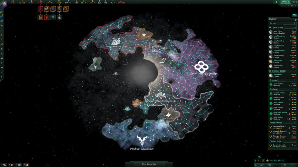 Map galaxy