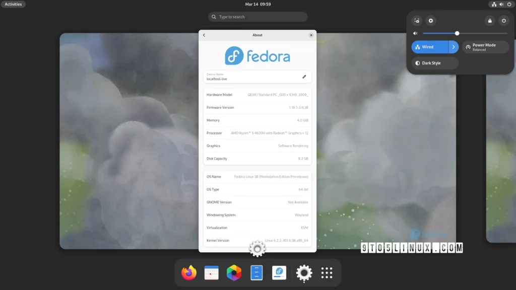 Fedora linux 38 beta released with linux kernel 62 gnome.webp
