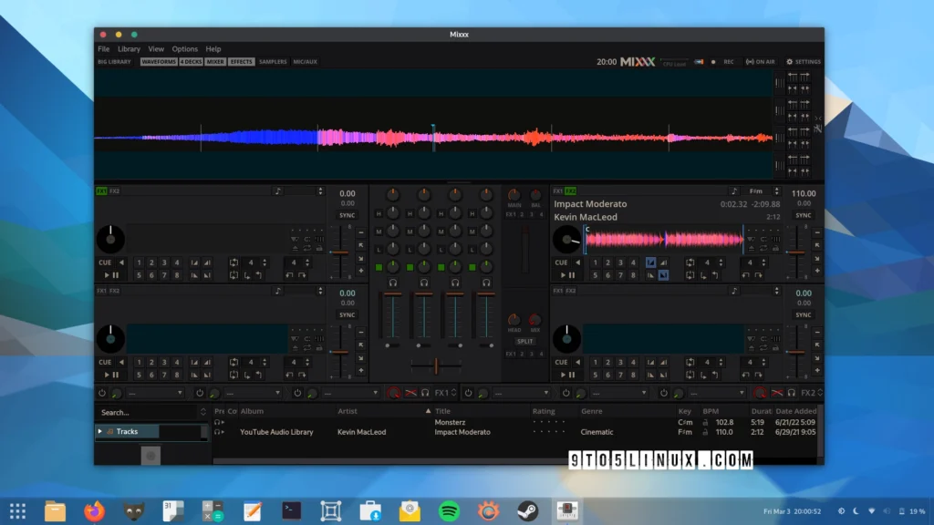 Mixxx 234 open source dj software adds support for traktor kontrol.webp