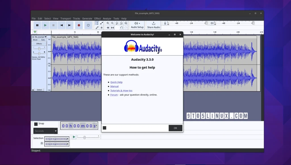Audacity 33 audio editor adds new shelf filter effect experimental.webp