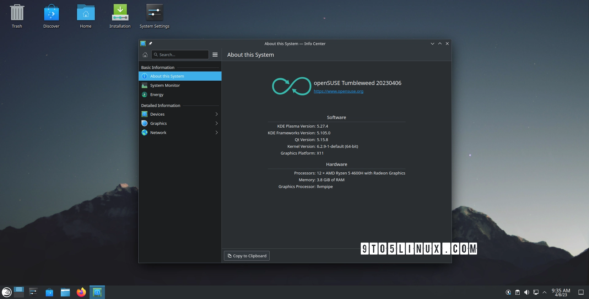 Kde frameworks 5105 improves support for flatpak apps updates breeze.webp
