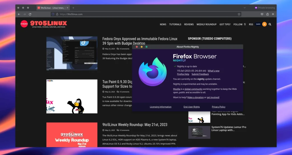 Firefox 115 will let you open links or search with.webp