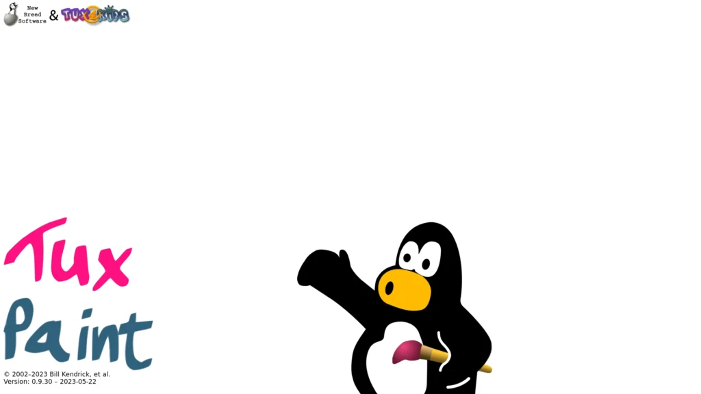 Tux paint 0930 digital painting app for kids adds support.webp