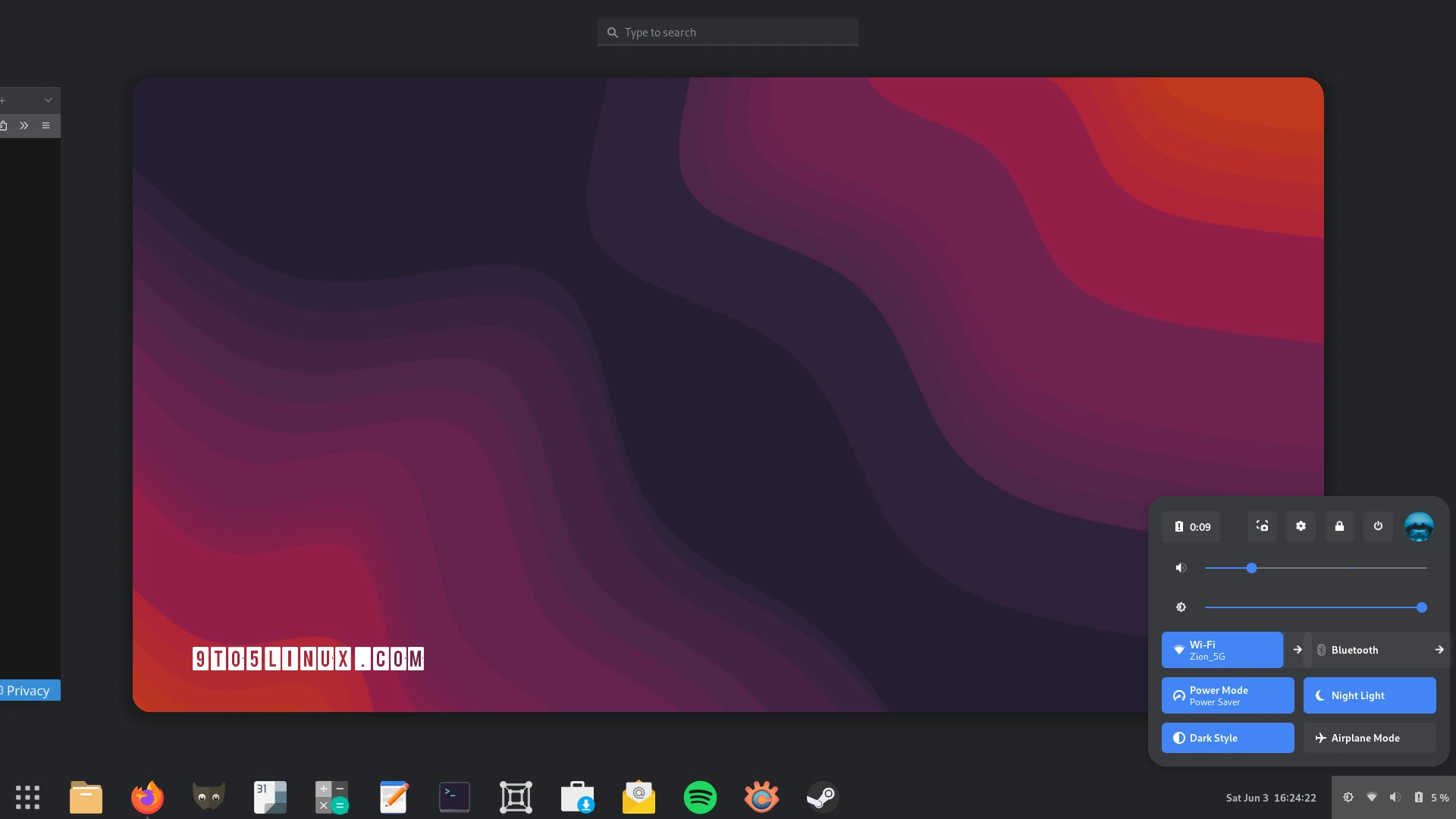 Gnome shell 442 improves built in screen recorder bluetooth menu and.webp
