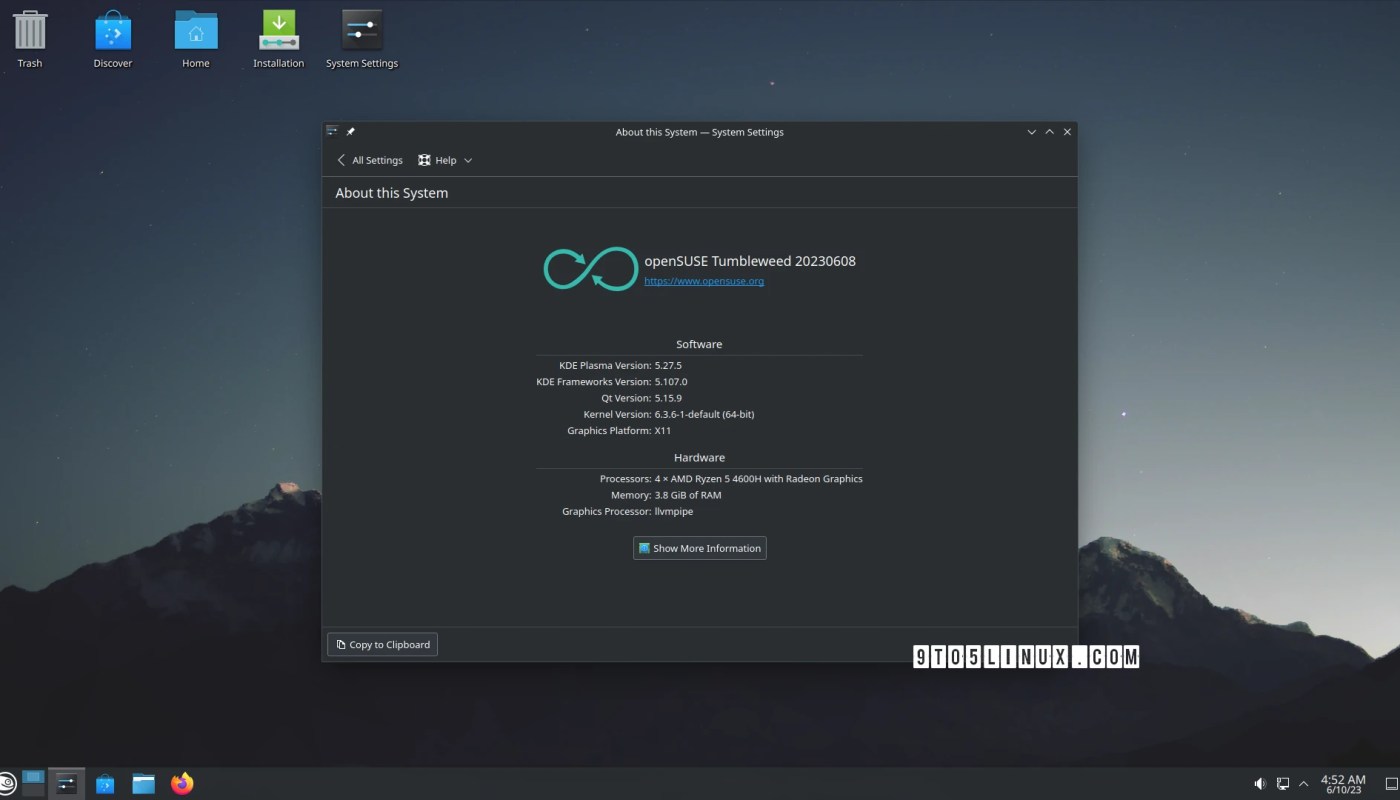 KDE Frameworks 5.107