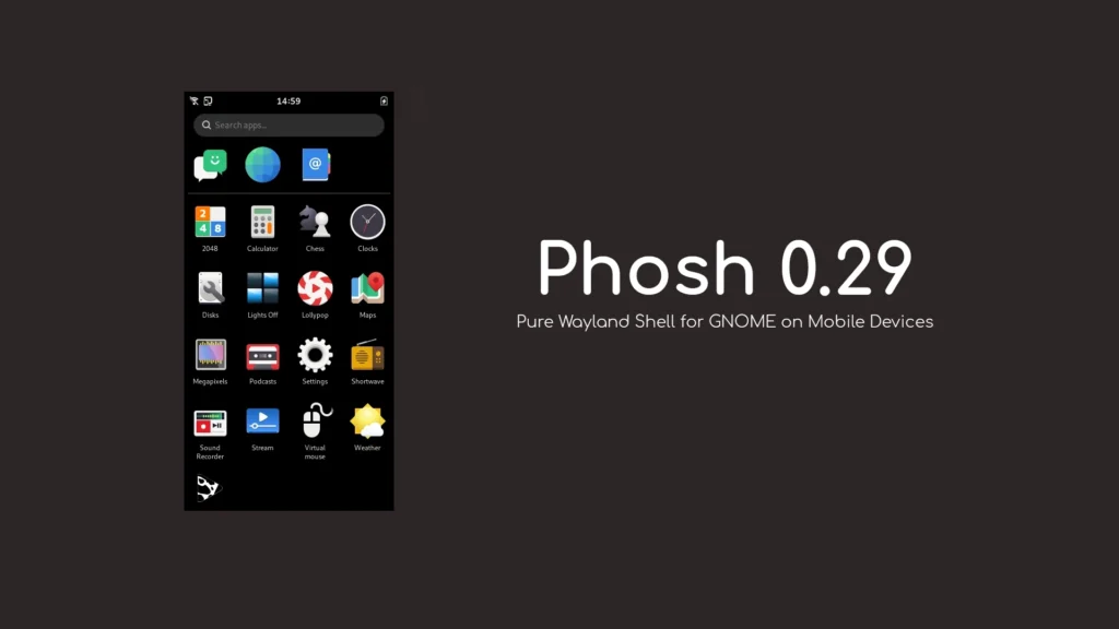 Gnomes phosh 029 mobile ui adds lockscreen notifications for ongoing.webp