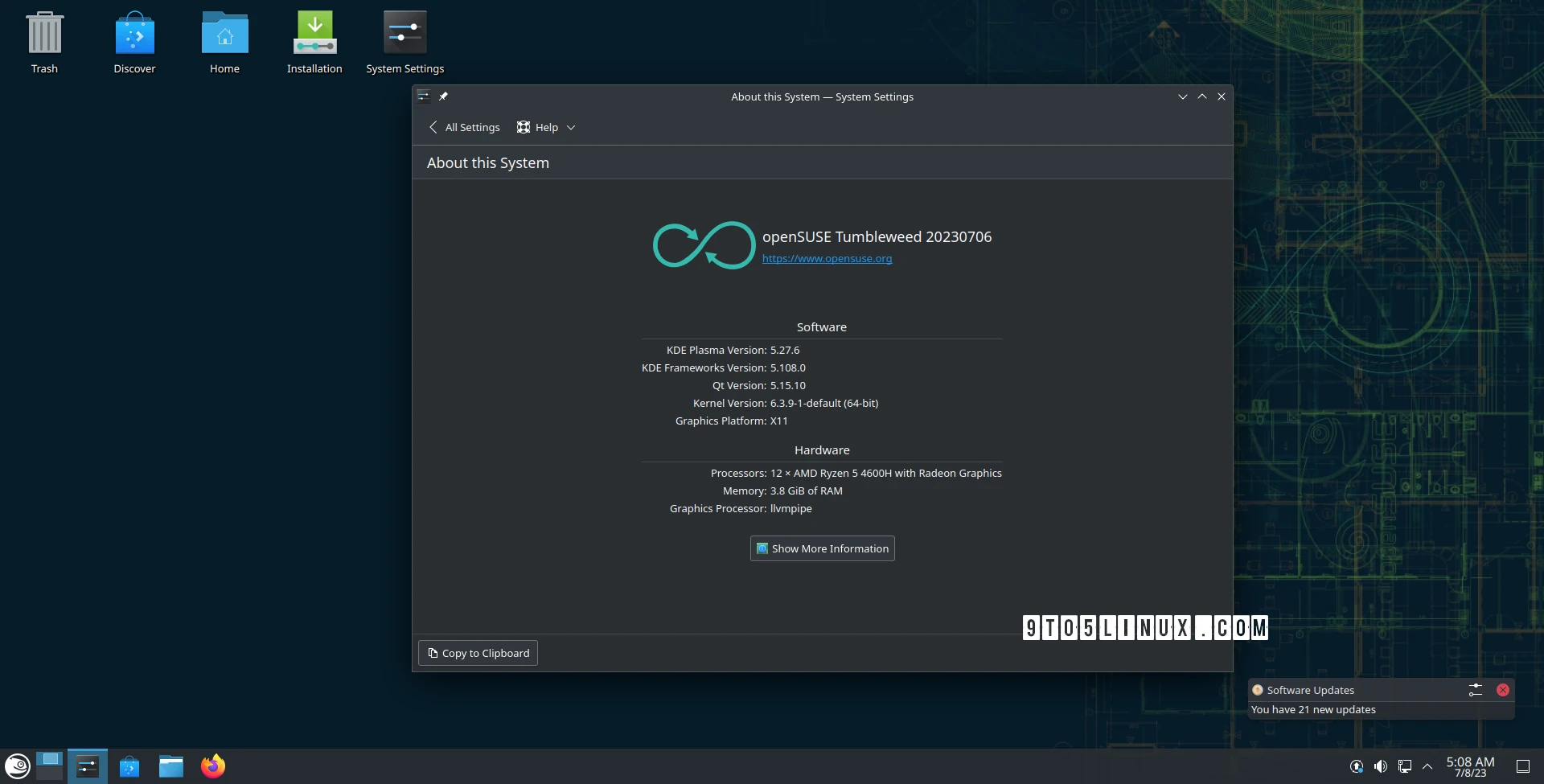 Kde frameworks 5108 released with various bug fixes and improvements.webp