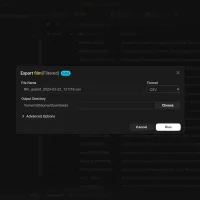 Database import