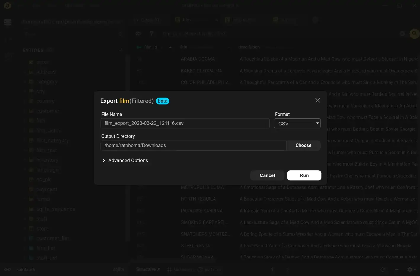 Database import - How to install Beekeeper Studio for Ubuntu