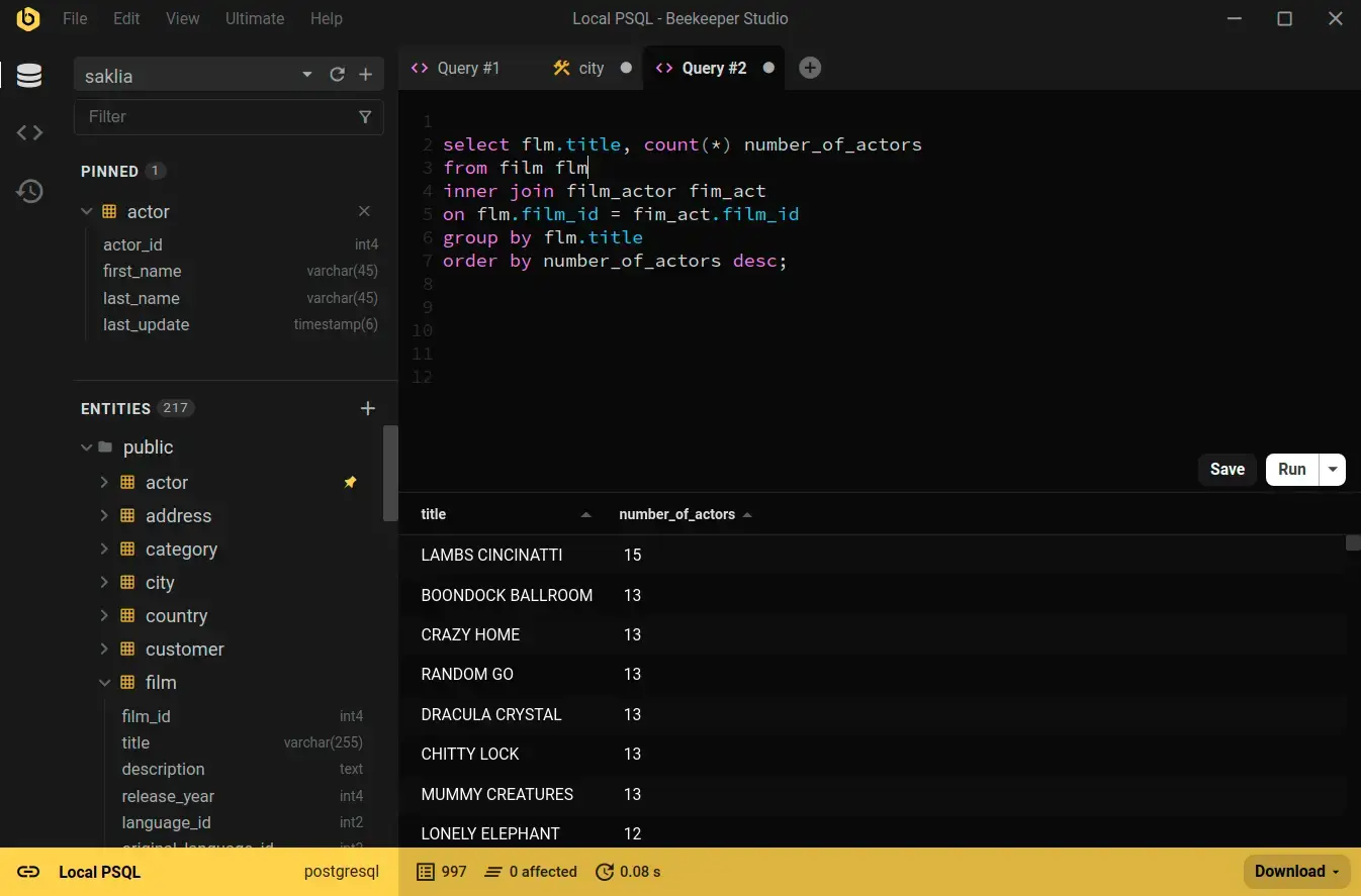 Sql editor - How to install Beekeeper Studio for Ubuntu